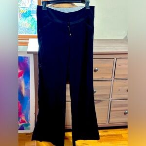 SITWELL BLACK WIDE LO RISE PANT SIE 4  NEVER WORN